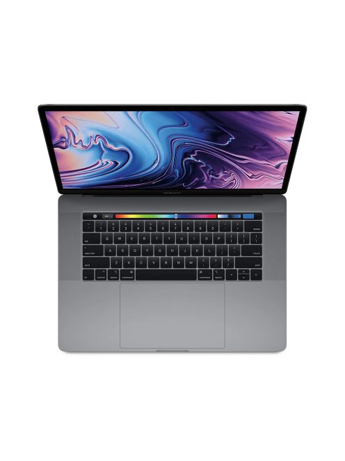 Apple MacBook Pro 15-inch 2018 / Intel i7-8750H / 16 GB / 256GB NVME / CAM / Retina / EU / AMD Radeon Pro 555X 4GB / Mac OS X használt laptop