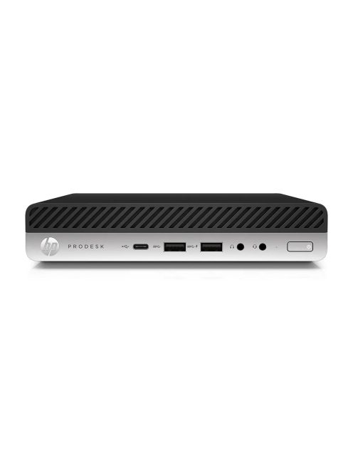 HP ProDesk 600 G4 DM / Intel i3-8100T / 8GB / 256GB NVMe / Intel UHD Graphics / Win 11 Pro 64-bit használt PC