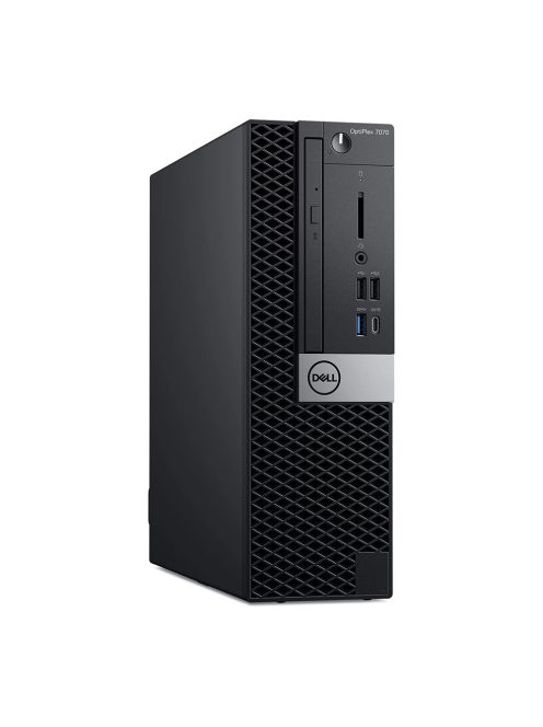 Dell Optiplex 7070 SFF / Core i3 8100 3.6GHz/8GB RAM/256GB SSD PCIe /DVD-RW/Intel UHD Graphics/Windows 11 Pro 64-bit használt számítógép