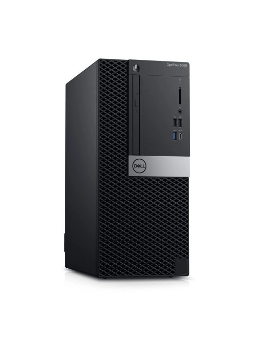 Dell Optiplex 5060 MT / Core i5 8400 2.8GHz/8GB RAM/256GB SSD PCIe /DVD-RW/Intel UHD Graphics/Windows 11 Pro 64-bit használt számítógép