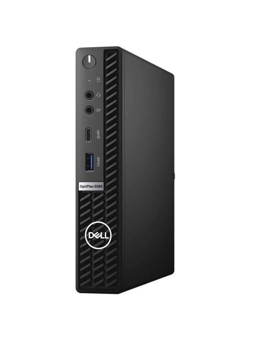 Dell Optiplex 5080 Micro / Intel i5-10600T / 16GB / 256GB NVMe SSD / Intel UHD Graphics / Win 11 Pro 64-bit használt PC