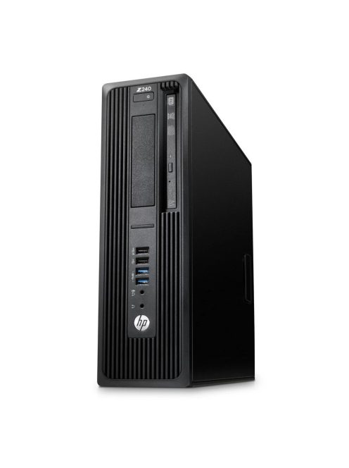 HP Z240 SFF / Intel Xeon E3-1240 v6 / 16 GB / 256GB SSD + 1TB HDD / NOCAM / NVIDIA Quadro P600 2GB / Win 10 Pro 64-bit használt PC