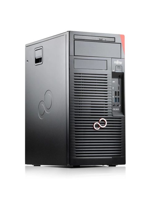 Fujitsu Celsius W580 Workstation / Intel Xeon E-2124 / 16 GB / 256GB SSD + 1TB HDD / NOCAM / NVIDIA Quadro P2000 5GB / Win 10 Pro 64-bit használt PC