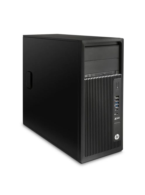 HP Z240 WorkStation / Intel i7-6700 / 16GB / 256GB SSD + 1TB HDD / NVIDIA Quadro P620 2GB / Win 10 Pro 64-bit használt PC