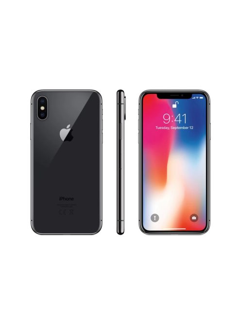 Apple iPhone X 64GB Space Gray használt telefon