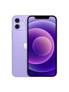   Apple iPhone 12 128GB Purple használt mobiltelefon /USB-C/Lightning kábel