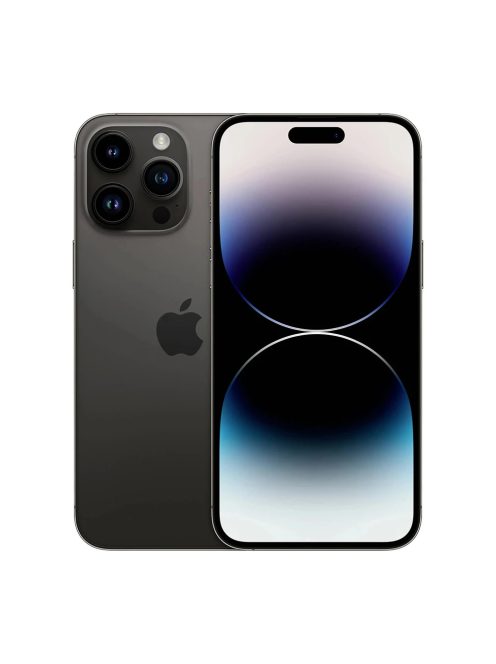 Apple iPhone 14 Pro 256GB Asztrofekete használt mobiltelefon /csak eSIM, USB-C/Lightning kábel