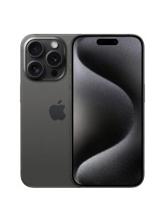   Apple iPhone 15 Pro 128GB Black Titanium használt mobiltelefon