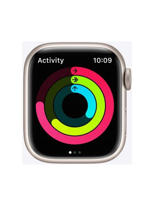 Apple Watch Nike Series 7 GPS 41mm Starlight 32GB használt okosóra