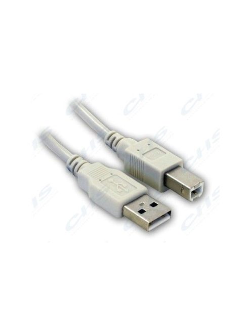 WIRETEK kábel USB Összekötő A-B, 3m, Male/Male