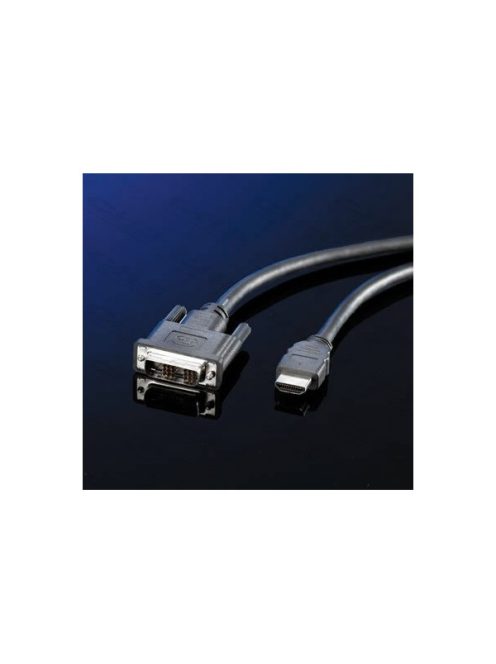 ROLINE kábel Monitor DVI to HDMI kábel 2m