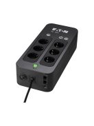 EATON UPS 3S (3+3 Schuko) 550VA (330 W) OFFLINE szünetmentes tápegység, torony - USB interfész felügyeleti szoftverrel