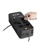 EATON UPS 3S (3+3 Schuko) 550VA (330 W) OFFLINE szünetmentes tápegység, torony - USB interfész felügyeleti szoftverrel