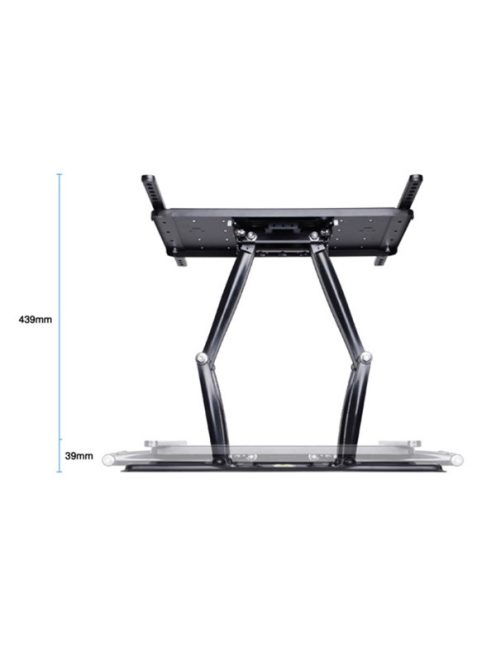 MULTIBRACKETS Fali konzol, M VESA Super Slim Tilt & Turn Plus (32-65", max.VESA: 400x400 mm, 40 kg)