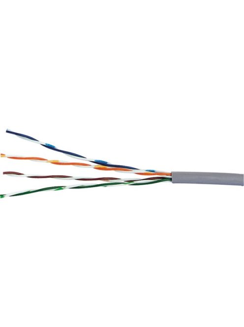 EXCEL Patch Kábel Cat.5e UTP 24AWG, PVC köpeny 305m, szürke