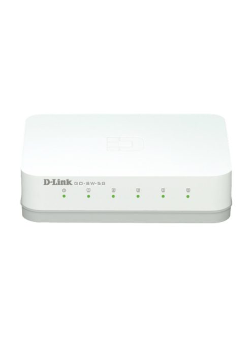 D-LINK Switch 5x1000Mbps Műanyagházas Asztali, GO-SW-5G/E