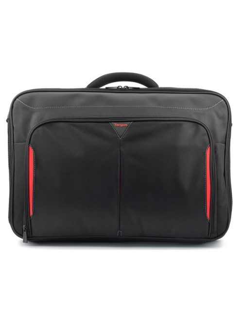 TARGUS Briefcase / Classic+ 17-18" Clamshell Laptop Bag - Black/Red