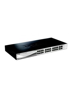   D-LINK Switch 24x1000Mbps + 4xGigabit SFP Menedzselhető Rackes, DGS-1210-28/E