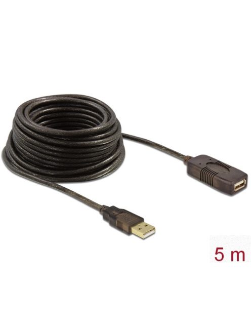 DELOCK kábel USB 2.0 hosszabbító aktív 5m
