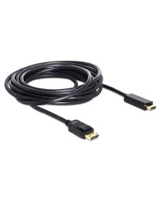   DELOCK kábel Displayport 1.1 male > HDMI-A male passzív 2m fekete