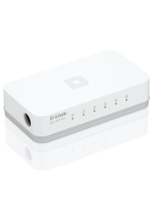 D-LINK Switch 5x100Mbps Műanyagházas Asztali, GO-SW-5E/E