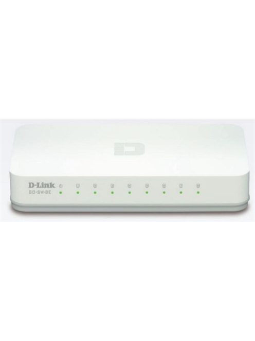 D-LINK Switch 8x100Mbps Műanyagházas Asztali, GO-SW-8E/E