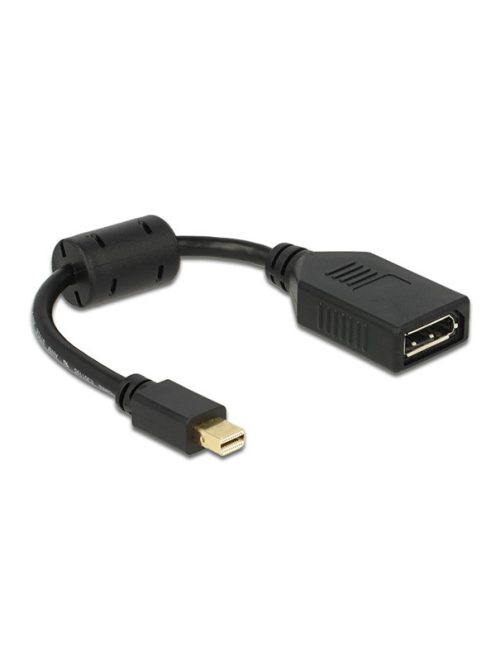 DELOCK Átalakító Mini Displayport male > Displayport female 8K fekete