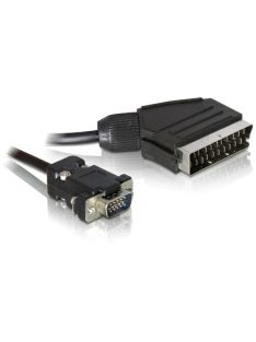   DELOCK kábel Video Scart male (output) > VGA male (input) 2m