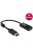 DELOCK Átalakító DisplayPort 1.2 male > HDMI female 4K passzív fekete