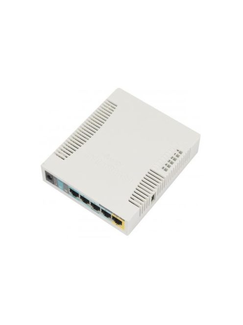 MIKROTIK Wireless Router RouterBOARD 2,4GHz, 5x100Mbps, 300Mbps, Asztali - RB951UI-2HND