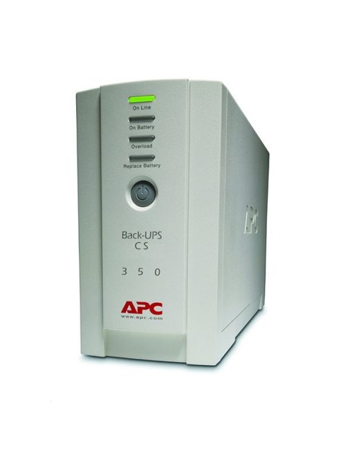 APC Back-UPS BK350EI (CS) (3+1 IEC13) 350VA (210 W) 230V Power-Saving OFFLINE szünetmentes tápegység, torony - USB inter