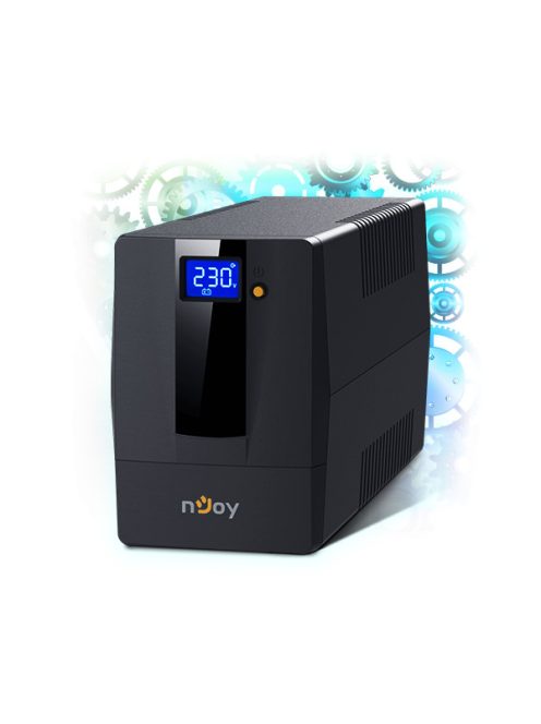 NJOY Szünetmentes + AVR Horus Plus 600, 600VA, 360W, Line-Interactive, LCD Touch display