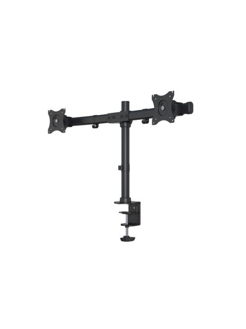 MULTIBRACKETS Asztali konzol (2 képernyős rögzítőkar), M Deskmount Basic Dual (15-27", max.VESA: 100x100 mm, 10 kg)