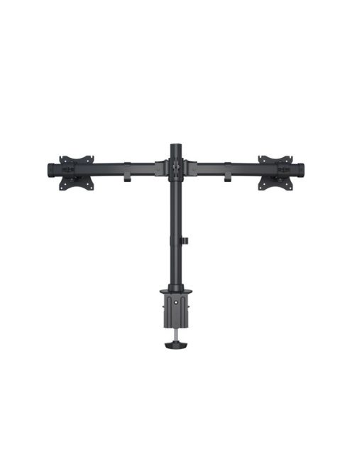 MULTIBRACKETS Asztali konzol (2 képernyős rögzítőkar), M Deskmount Basic Dual (15-27", max.VESA: 100x100 mm, 10 kg)