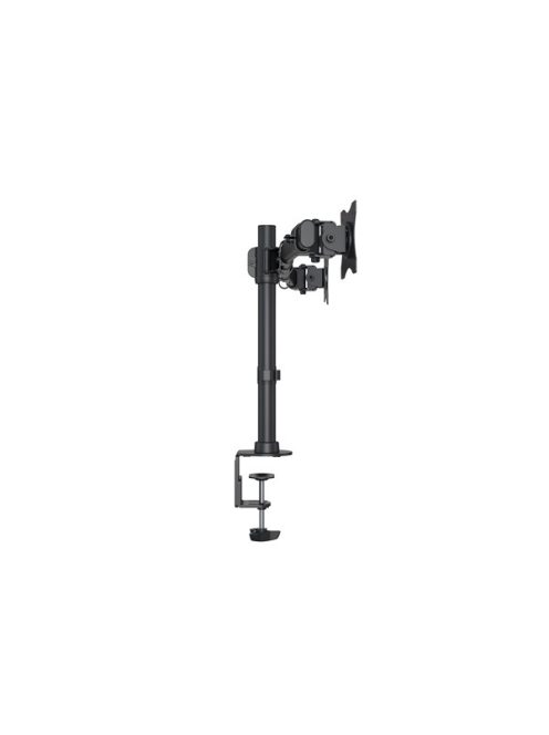 MULTIBRACKETS Asztali konzol (2 képernyős rögzítőkar), M Deskmount Basic Dual (15-27", max.VESA: 100x100 mm, 10 kg)