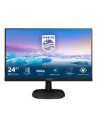 PHILIPS IPS monitor 23,8" 243V7QJABF, 1920x1080, 16:9, 250cd/m2, 4ms, VGA/HDMI/Displayport, hangszóró