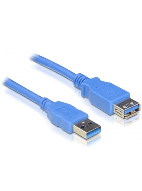 DELOCK kábel USB 3.0 Type-A male / female hosszabbító 2m kék