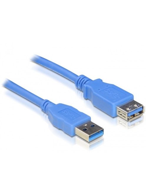 DELOCK kábel USB 5Gbps Type-A male / female hosszabbító 2m kék
