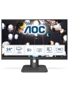 AOC IPS monitor 23.8" 24E1Q, 1920x1080, 16:9, 250cd/m2, 5ms, VGA/HDMI/Displayport, hangszóró