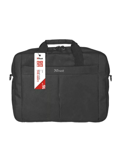 TRUST Notebook táska 21551 (Primo Carry Bag for 16" laptops - black)