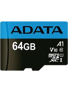   ADATA Memóriakártya MicroSDXC 64GB + Adapter UHS-I CL10 (100/25)
