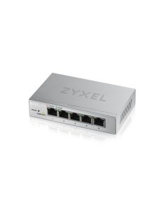   ZYXEL Switch 5x1000Mbps Fémházas Asztali, Web menedzselés, GS1200-5-EU0101F