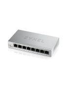 ZYXEL Switch 8x1000Mbps Fémházas Asztali, Web menedzselés, GS1200-8-EU0101F