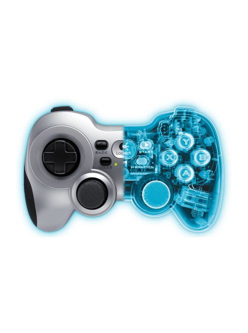 LOGITECH Játékvezérlő - F710 Vezeték Nélküli Gamepad PC-re, Fehér