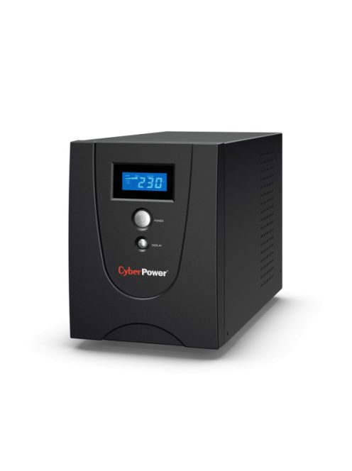 CYBERPOWER UPS VALUE2200EILCD (6xIEC 320) 2200VA 1320W 230V szünetmentes tápegység + USB LINE-INTERAKTÍV