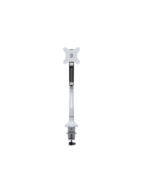 MULTIBRACKETS Asztali konzol, M Deskmount Gas Spring Single White (15-30", max.VESA: 100x100 mm, 9 kg)