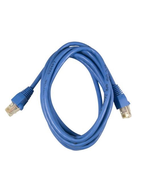 LEGRAND patch kábel RJ45-RJ45 Cat6 árnyékolatlan (U/UTP) LSZH (LSOH) 1 méter kék d: 5,2mm AWG24 LCS3