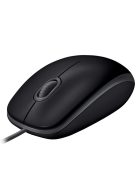 LOGITECH Egér - B110 Vezetékes Optikai Silent, Fekete