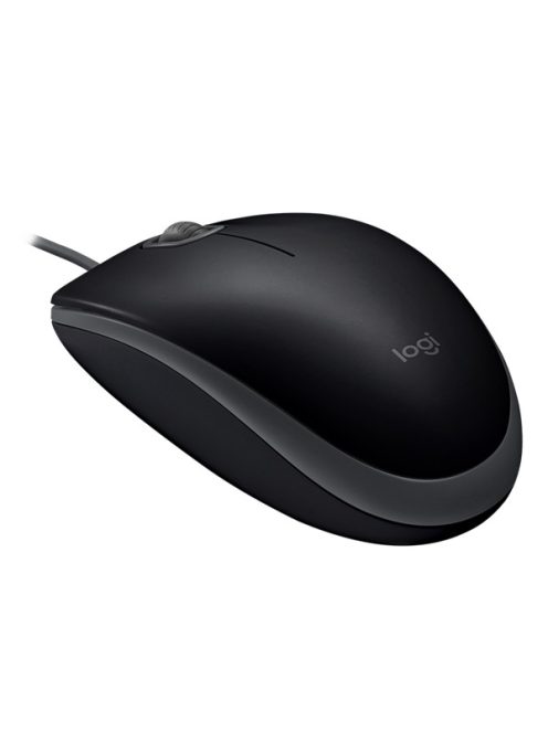 LOGITECH Egér - B110 Vezetékes Optikai Silent, Fekete