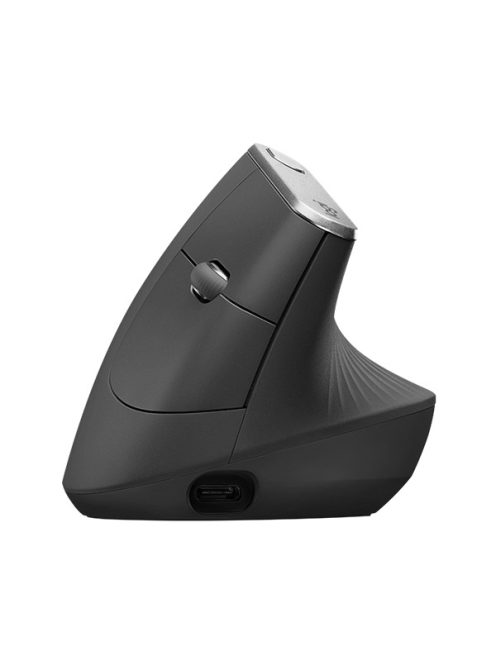 LOGITECH Egér - MX Vertical Ergonomic Bluetooth Optikai, Fekete